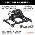 CURT - CURT A25 Sliding 5th Wheel Hitch, 25K, Select Ram 2500, 3500 Puck System - Image 3
