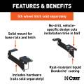 CURT - CURT Custom 5th Wheel Brackets, Select Chevrolet Silverado, GMC Sierra 2500, 3500 HD - Image 2