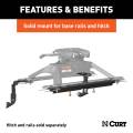 CURT - CURT Custom 5th Wheel Brackets, Select Ram 1500 with Factory Air Suspension - Image 3