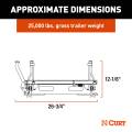 CURT - CURT S25 5th Wheel Slider, 25,000 lbs. - Image 2