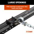 CURT - CURT CrossWing 5th Wheel Safety Chain Assembly with Rail Anchors - Image 7
