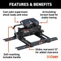 CURT - CURT A25 Sliding 5th Wheel Hitch with Rails, 25,000 lbs. - Image 3