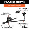 CURT - CURT Round Bar Weight Distribution Hitch with Integrated Lubrication (5-6K) - Image 3