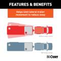 CURT - CURT Short Trunnion Bar Weight Distribution Hitch with Sway Control (8-10K, 28-3/8") - Image 5