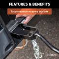 CURT - CURT Short Trunnion Bar Weight Distribution Hitch with Sway Control (8-10K, 28-3/8") - Image 6