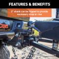 CURT - CURT Short Trunnion Bar Weight Distribution Hitch with Sway Control (8-10K, 28-3/8") - Image 9