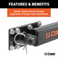 CURT - CURT Short Trunnion Bar Weight Distribution Hitch with Sway Control (10-15K, 28-3/8") - Image 10