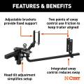 CURT - CURT TruTrack 2P Weight Distribution Hitch with 2x Sway Control, 8-10K - Image 3