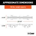 CURT - CURT 53-3/8" Aluminum Universal Roof Rack Crossbars - Image 2