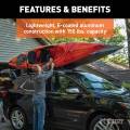 CURT - CURT 53-3/8" Aluminum Universal Roof Rack Crossbars - Image 4