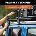 CURT - CURT Jeep Roof Rack Crossbars for Wrangler JL, Gladiator (2-Pack) - Image 4
