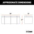 CURT - CURT 56" x 18" x 21" Weather-Resistant Vinyl Cargo Bag - Image 2