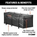 CURT - CURT 56" x 18" x 21" Weather-Resistant Vinyl Cargo Bag - Image 3