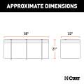 CURT - CURT 56" x 22" x 21" Weather-Resistant Vinyl Cargo Bag - Image 2