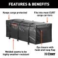 CURT - CURT 56" x 22" x 21" Weather-Resistant Vinyl Cargo Bag - Image 3