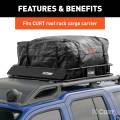 CURT - CURT 38" x 34" x 18" Weather-Resistant Vinyl Roof Rack Cargo Bag - Image 4