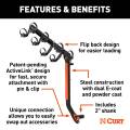 CURT - CURT ActiveLink Ultra Hitch-Mounted Bike Rack (4 Bikes, 2" Shank) - Image 3
