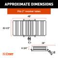 CURT - CURT ActiveLink 49" x 22" Aluminum Hitch Cargo Carrier - Image 2