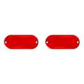 CURT - CURT Replacement 18113 Reflectors for Aluminum Cargo Carrier - 2-Pack - Image 1