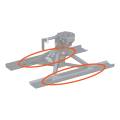 CURT - CURT Replacement CrossWing 5th Wheel Hitch Skid Pads - Image 2