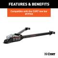 CURT - CURT Adjustable Tow Bar Bumper Brackets (1/2" Pin Holes) - Image 4