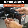 CURT - CURT 1/2" Swivel Hitch Pin with 5/8" Adapter (1-1/4" or 2" Receiver, Zinc, Packaged) - Image 4