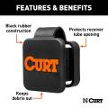 CURT - CURT 2" Rubber Hitch Tube Cover - Image 4
