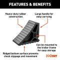 CURT - CURT HD Wheel Chock (Bulk) - Image 3