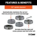 CURT - CURT 3/4" Wheel Bearing Kit - Image 3