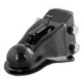 CURT - CURT 2-5/16" Channel-Mount Coupler with Easy-Lock (14,000 lbs, Black) - Image 1