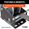 CURT - CURT Hand Crank Winch (1,700 lbs, 8" Handle) - Image 4