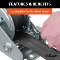 CURT - CURT Hand Crank Winch with 15' Strap (900 lbs, 6-1/2" Handle) - Image 4