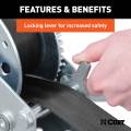 CURT - CURT Hand Crank Winch with 20' Strap (1,400 lbs, 7-1/2" Handle) - Image 4