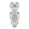 CURT - CURT 1-7/8" Trailer Ball (1" x 2-3/16" Shank, 1" Rise, 3,500 lbs., Chrome) - Image 1