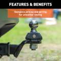 CURT - CURT RockerBall 2" Cushion Hitch Trailer Ball (1" Shank, 7,500 lbs.) - Image 5