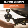 CURT - CURT RockerBall 2" Cushion Hitch Trailer Ball (1" Shank, 7,500 lbs.) - Image 7