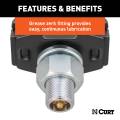 CURT - CURT RockerBall 2" Cushion Hitch Trailer Ball (1" Shank, 7,500 lbs.) - Image 8