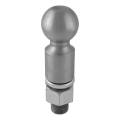 CURT - CURT 2-5/16" Trailer Ball (1-1/4" x 2-5/8" Shank, 2" Rise, 25,000 lbs., Raw Steel) - Image 1