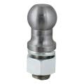 CURT - CURT 3" Trailer Ball (2" x 3-1/4" Shank, 30,000 lbs., Raw Steel) - Image 1