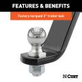 CURT - CURT Loaded Ball Mount with 2" Ball (2" Shank, 7,500 lbs., 6" Drop) - Image 5