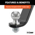 CURT - CURT Loaded Ball Mount with 2-5/16" Ball (2" Shank, 7,500 lbs., 6" Drop) - Image 5