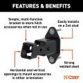 CURT - CURT 2" Hitch Accessory Wall Mount - Image 3