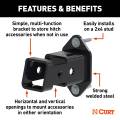 CURT - CURT 2-1/2" Hitch Accessory Wall Mount - Image 3