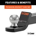 CURT - CURT Towing Starter Kit with 2" Ball (2" Shank, 7,500 lbs, 2" Drop) - Image 5