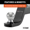 CURT - CURT Towing Starter Kit with 2" Ball (2" Shank, 7,500 lbs, 4" Drop) - Image 5