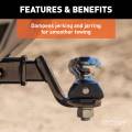 CURT - CURT RockerBall Cushion Hitch with 2" Ball (2" Shank, 7,500 lbs., 3" Drop) - Image 5