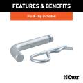 CURT - CURT Towing Starter Kit with 2" Ball (1-1/4" Shank, 3,500 lbs, 3/4" Rise) - Image 5