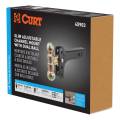 CURT - CURT Slim Adjustable Channel Mount with Dual Ball (2" Shank, 10K, 3-3/4" Drop) - Image 8