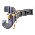 CURT - CURT SecureLatch Receiver-Mount Pintle Hook (2" Shank, 14K, 2-1/2" or 3" Lunette) - Image 1