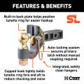 CURT - CURT SecureLatch Receiver-Mount Ball & Pintle Hitch (2" Shank, 2-5/16" Ball, 14K) - Image 3